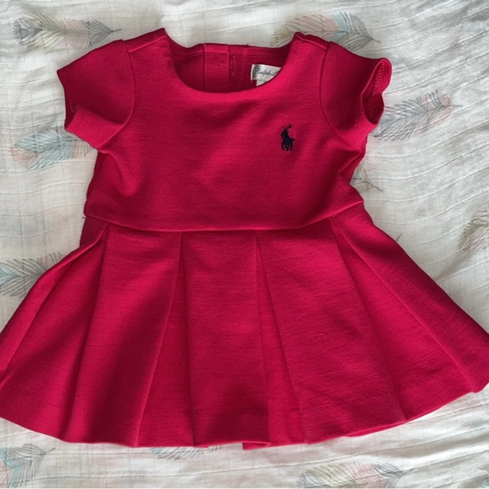 Ralph Lauren Fuchsia Baby Dress